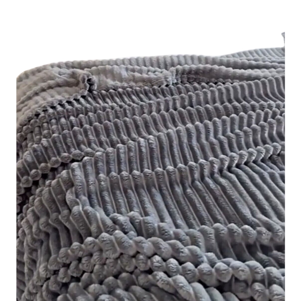 Queen Blanket Gray Plush Blankets Bedspread  Cozy Couch Throw Bed topper Gift - Picture 4 of 12